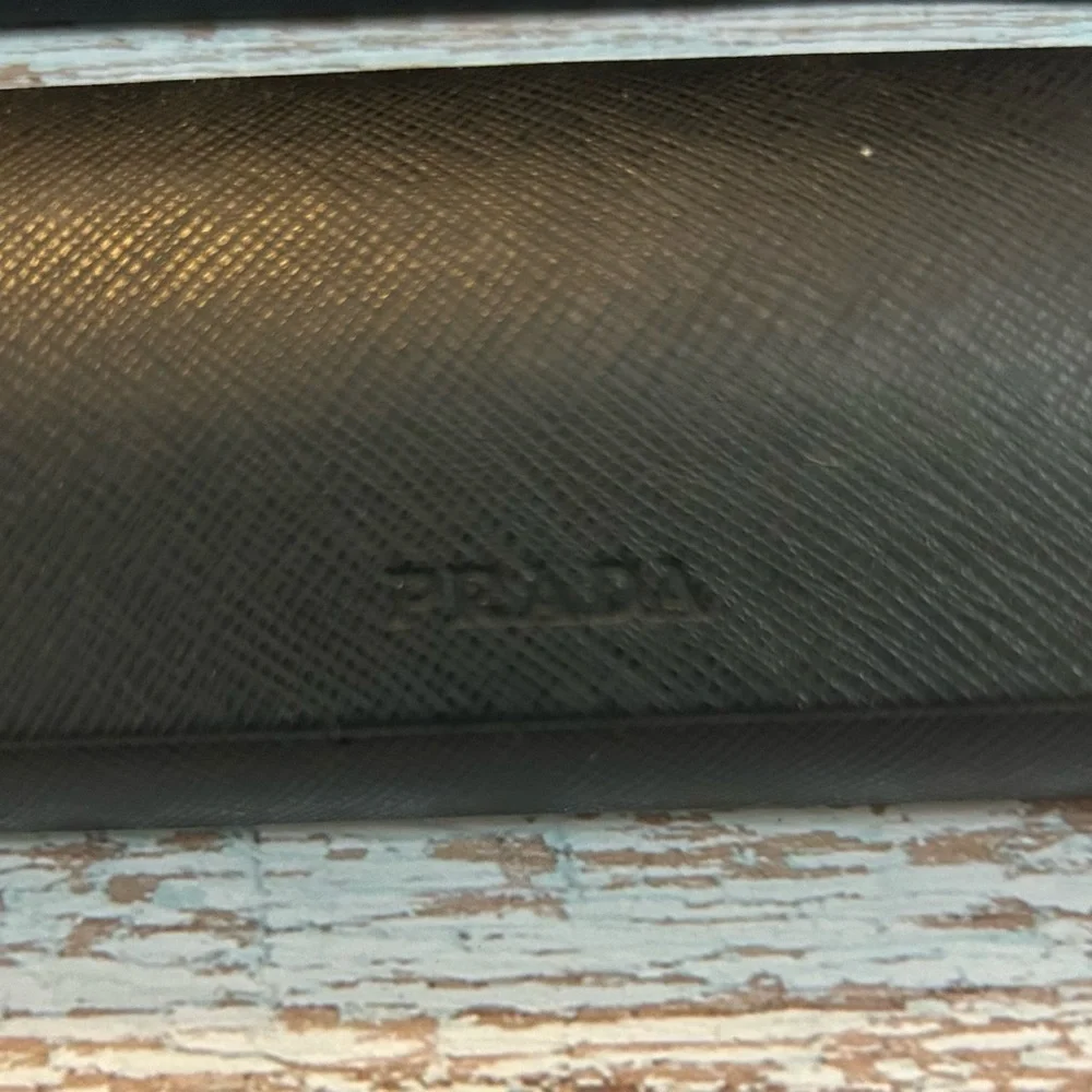 Prada Black Glasses Case with box